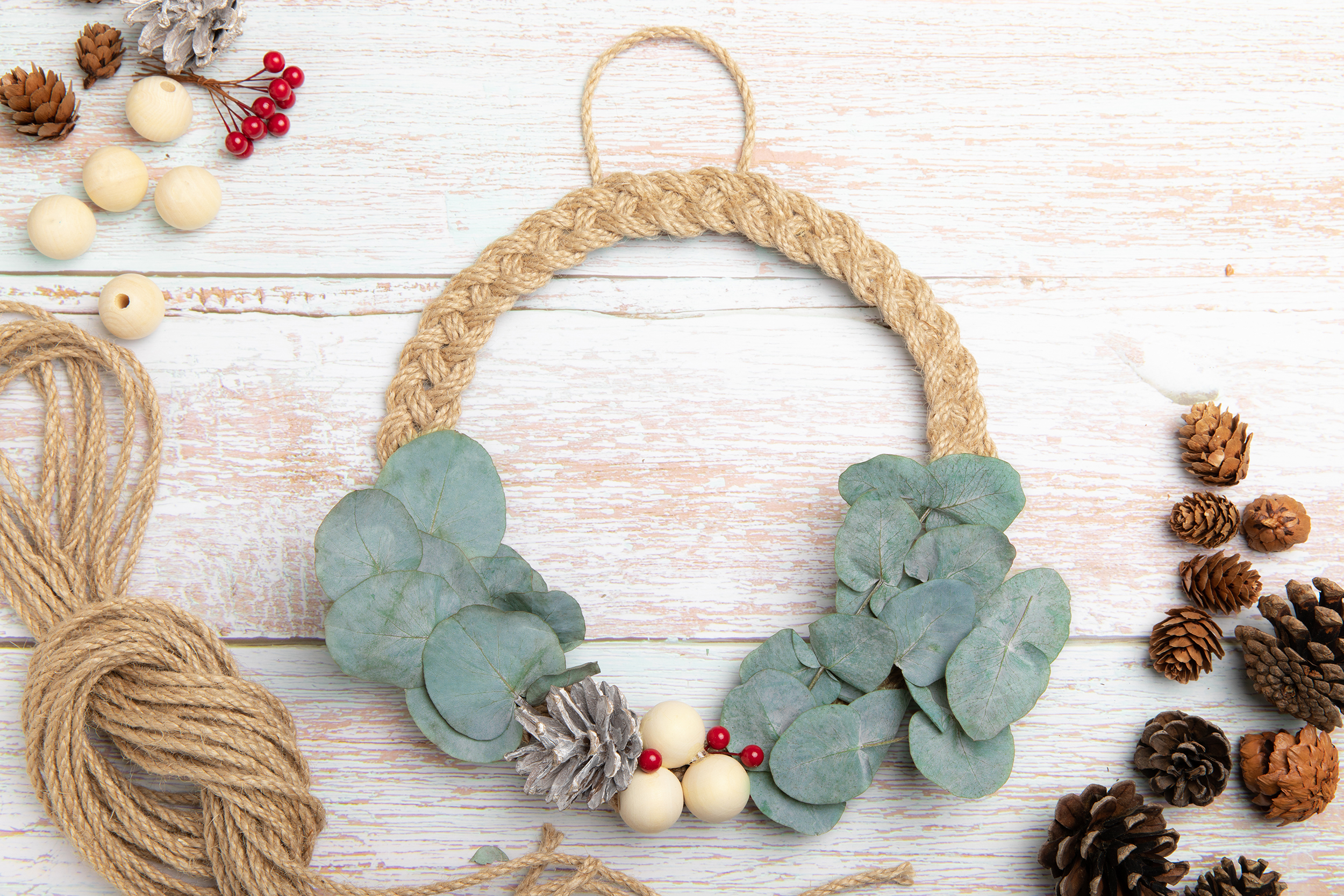 Christmas Jute Wreath DIY Workshop (Online event)