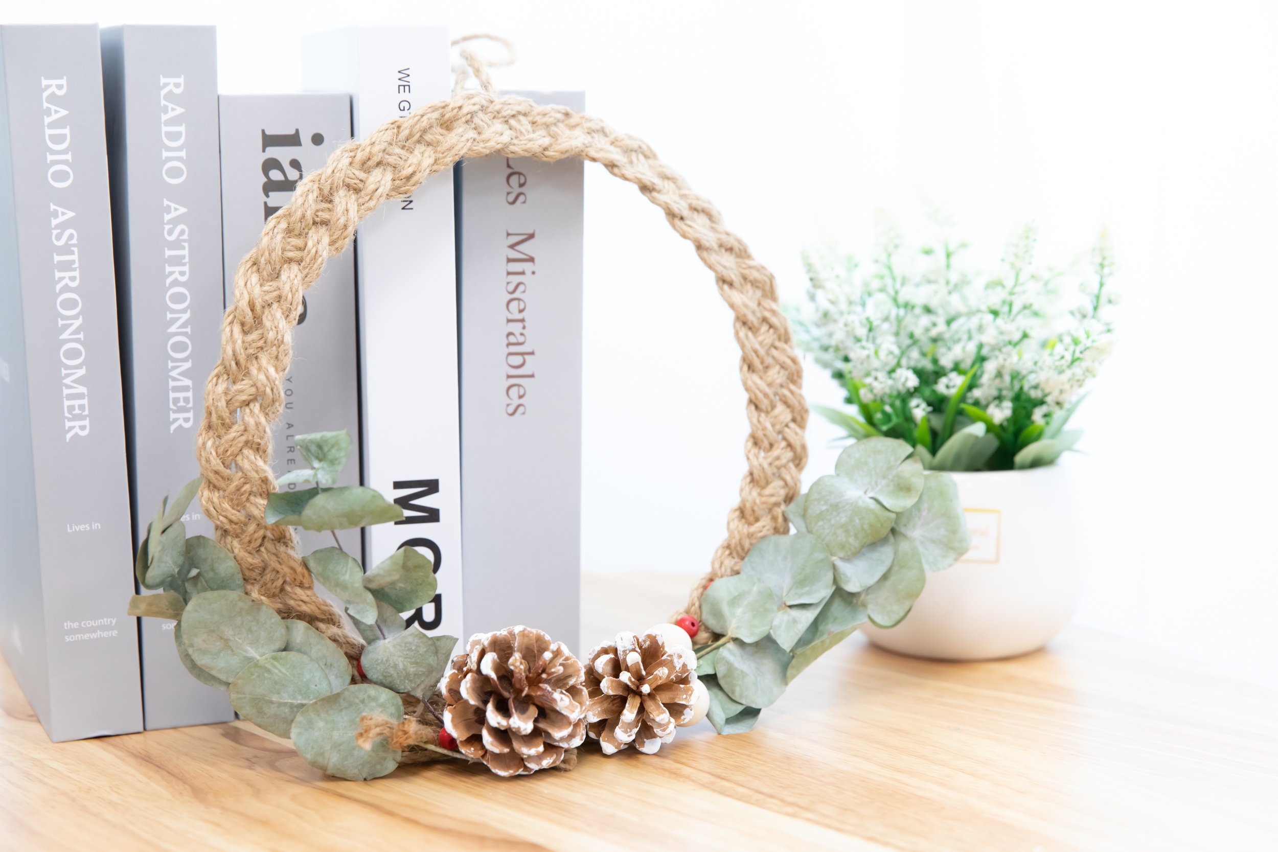 Christmas Jute Wreath DIY Workshop (Online event)