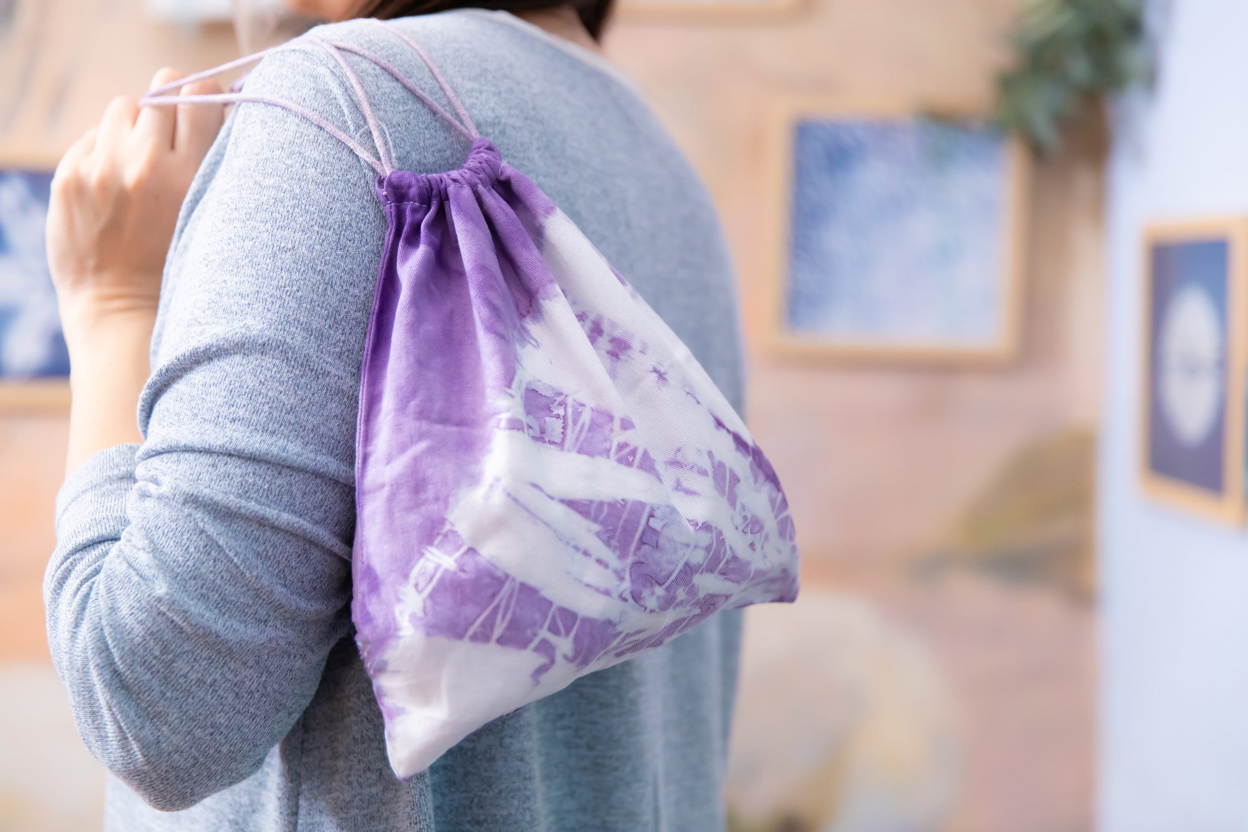 「厨余时尚秀」升级再造工作坊：紫薯扎染索袋（网上活动）
